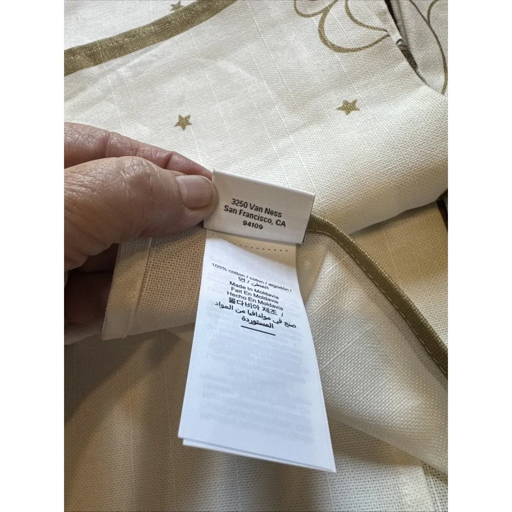 (2) Williams Sonoma Twas the Night Tea Towels~20